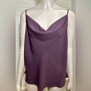 Babaton Women’s Cowl Neck Camisole Tank Adjustable Straps Color Noble Size L